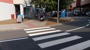 Úsek mezi autobusovým nádražím a ulicí Františkánská