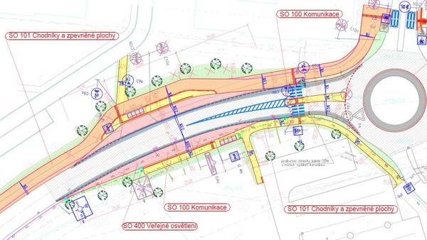 Na Sokolovské vzniknou nové autobusové zastávky