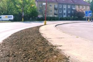 Záhon na Velehradské třídě