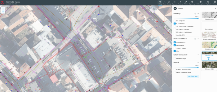 GIS - technická mapa