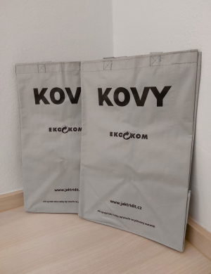 Nové tašky na třídění kovů