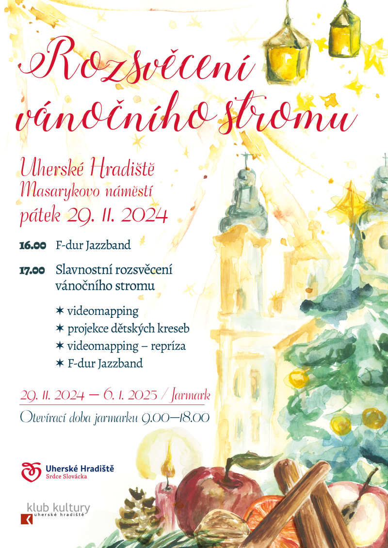 Slavnostní rozsvěcení vánočního stromu