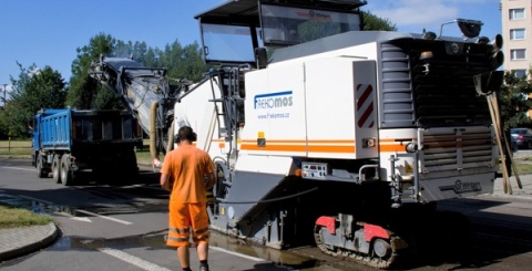 Velkoplošné opravy místních komunikací v Uherském Hradišti