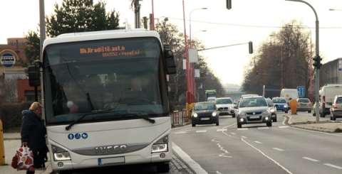 Autobusová zastávka Garáže ČSAD