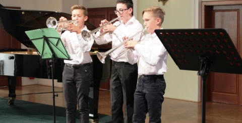 Předávání dotací v Redutě