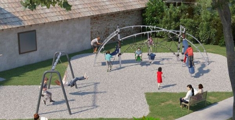 Vizualizace dětského hřiště