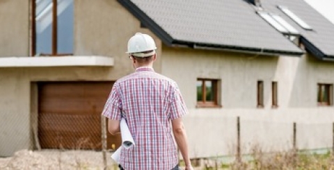 Stavba domu, ilustr. fotografie