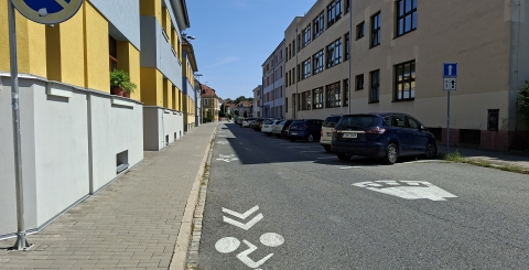 Pohled do ulice Kollárova