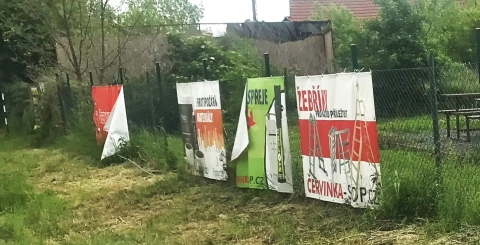 reklama na oplocení