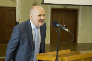 Ustavujícího zasedání zastupitelstva města 17. října 2022 - složení slibu Ing. Zubr, MBA