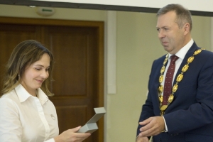 Ustavujícího zasedání zastupitelstva města 17. října 2022 - složení slibu Mgr. Grygarová