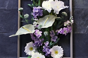 Výzdoba smuteční síně v Mařaticích